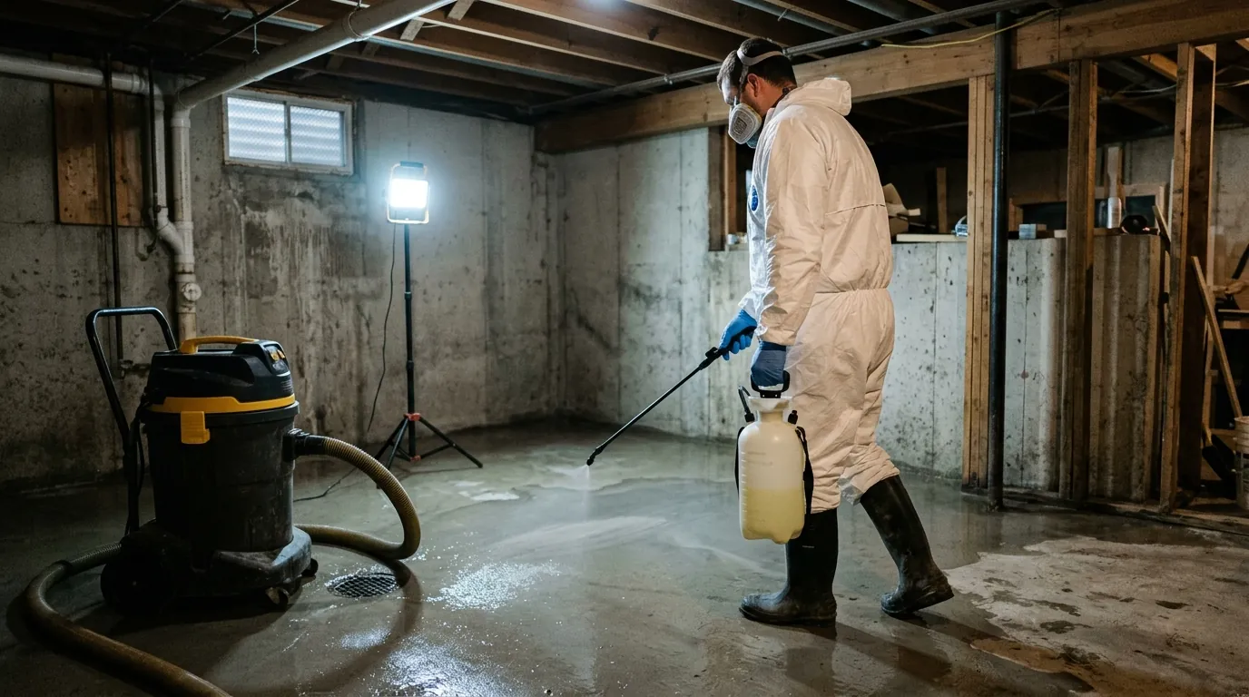 Sewage Cleanup and Sanitization